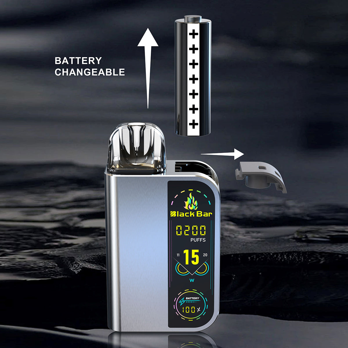 HD20-11ml oil-filled style Pod replaceable airflow adjustable airflow adjustable battery changeable
