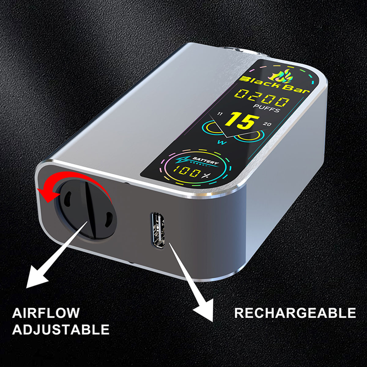HD20-11ml oil-filled style Pod replaceable airflow adjustable airflow adjustable battery changeable