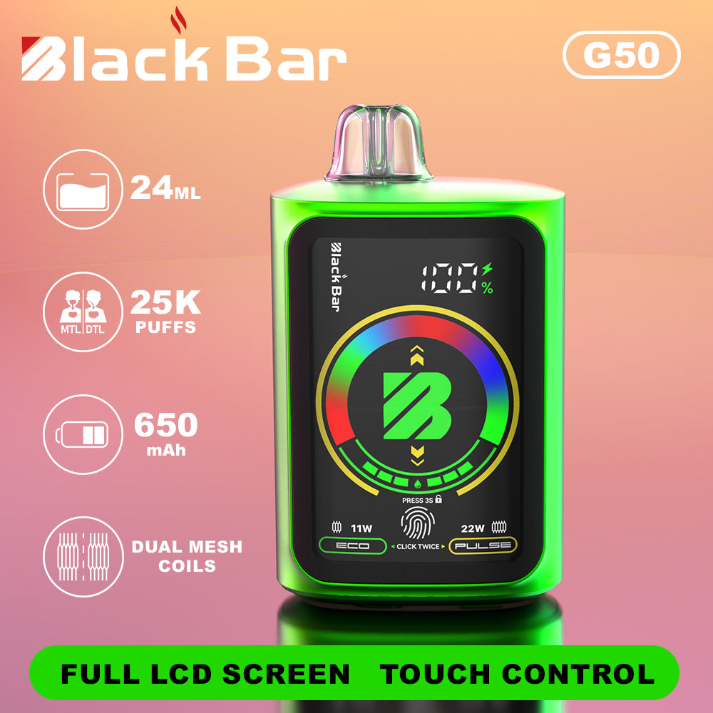 G50 DUAL MESH 24ML | 25000 PUFFS FULL LCD SCREEN TOUCH CONTROL