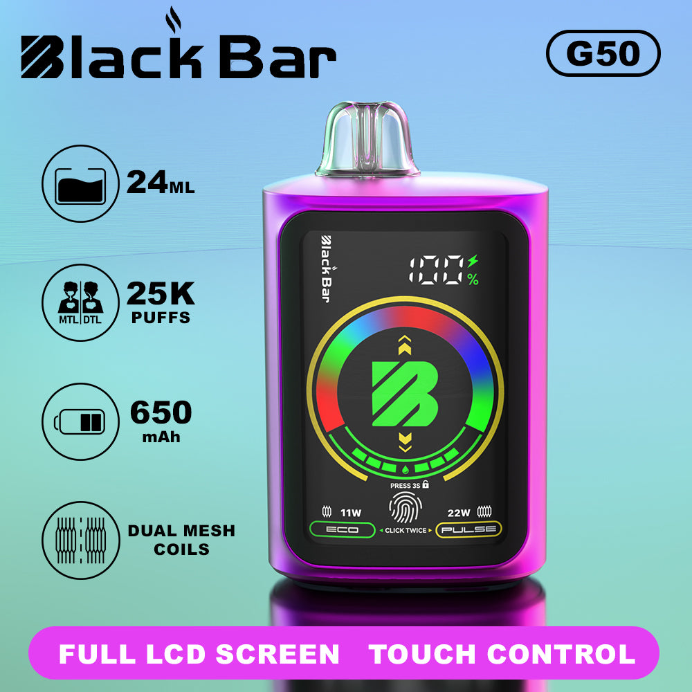 G50 DUAL MESH 24ML | 25000 PUFFS FULL LCD SCREEN TOUCH CONTROL