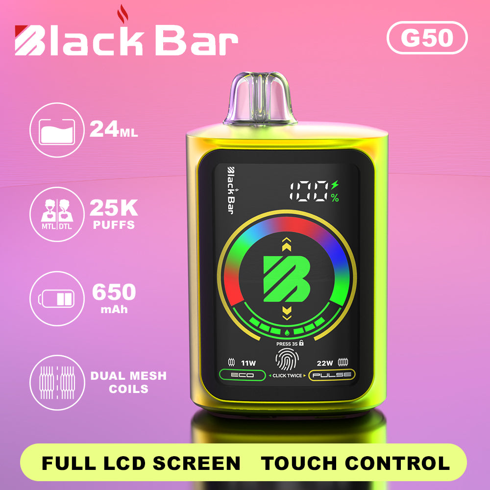 G50 DUAL MESH 24ML | 25000 PUFFS FULL LCD SCREEN TOUCH CONTROL