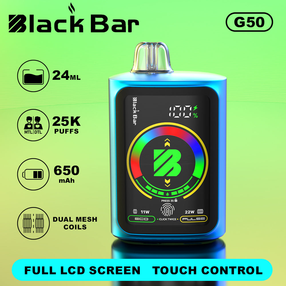 G50 DUAL MESH 24ML | 25000 PUFFS FULL LCD SCREEN TOUCH CONTROL