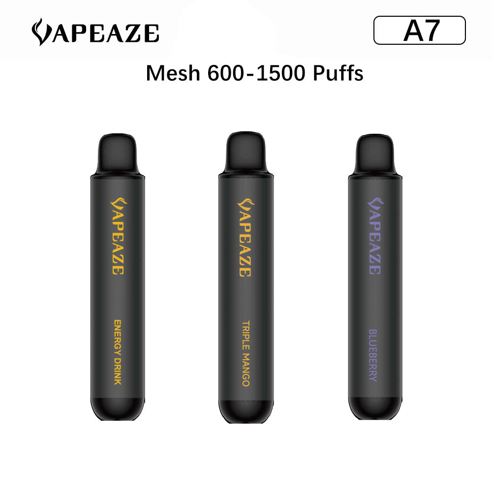 1200 Puffs Vape Box Bar Electric Cigarettes Puff Bar Ecig Rechargeable A7 Vape Pod Puffs OEM ODM Vape