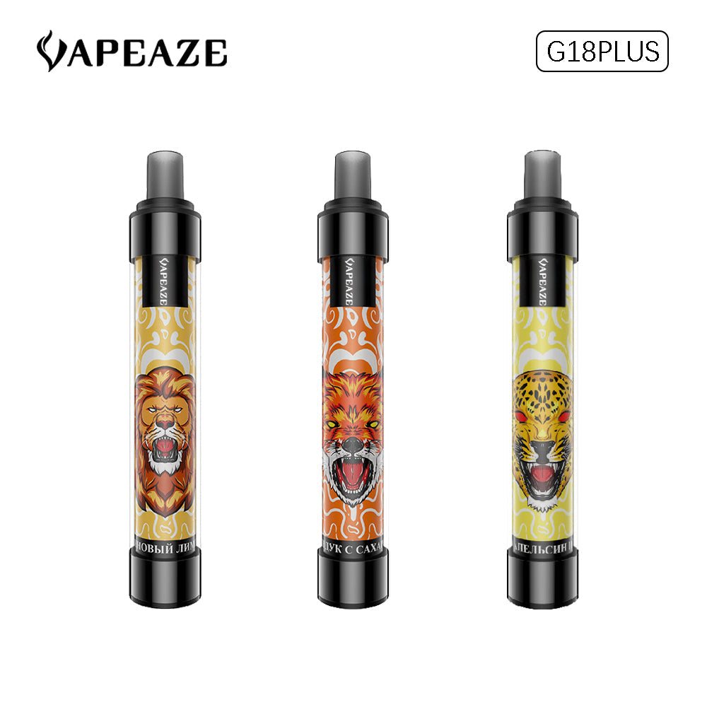 1500 Puffs Vape Box Bar Electric Cigarettes Puff Bar Ecig Rechargeable G18PLUS Vape Pod Puffs OEM ODM Vape