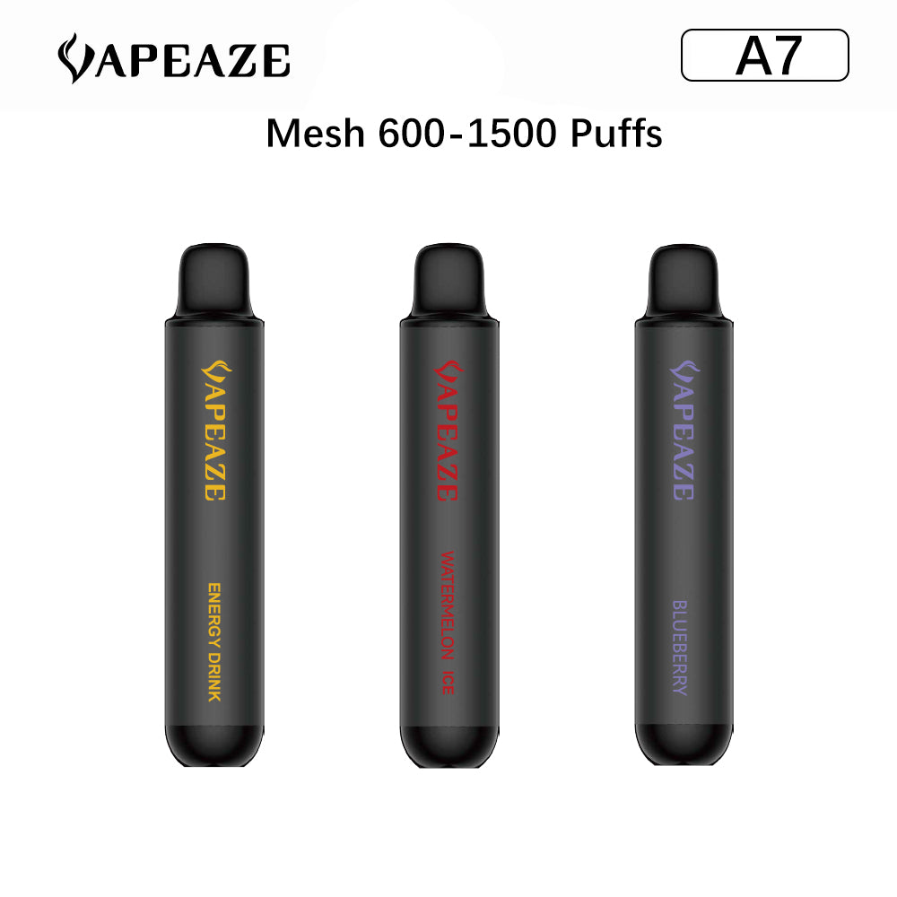1200 Puffs Vape Box Bar Electric Cigarettes Puff Bar Ecig Rechargeable A7 Vape Pod Puffs OEM ODM Vape