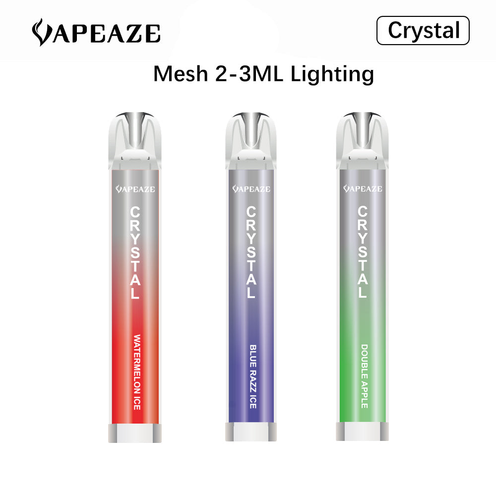 2-3ML Lighting Vape Box Bar Electric Cigarettes Puff Bar Ecig Rechargeable Crystal Vape Pod Puffs OEM ODM Vape